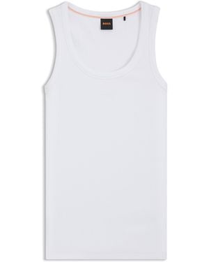 BOSS White Women's Casual Tops Size L