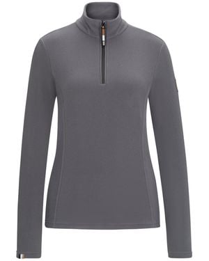BOSS Equestrian Zip-Neck Fleece - Grey