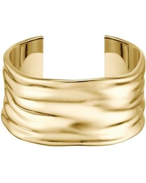 BOSS Tone Bangle With Ripple Design - Metallic