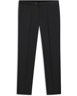 BOSS One Slim-Fit Tuxedo Trousers - Black
