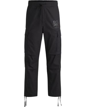 HUGO Regular-Fit X Rb-Broek Met Carbon Stealth-Logo - Zwart