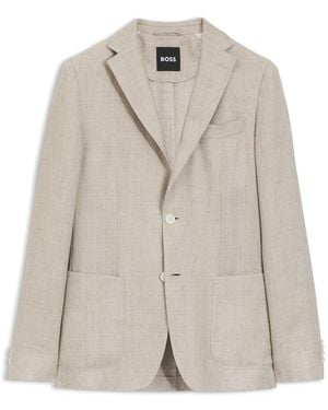 BOSS Slim-Fit Blazer - Natural