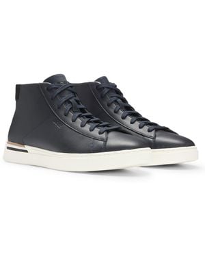 BOSS Hightop Sneakers Aus Leder Mit Signature-Streifen - Mehrfarbig