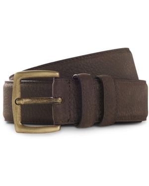 BOSS By Beckham Gürtel Aus Nubukleder - Braun
