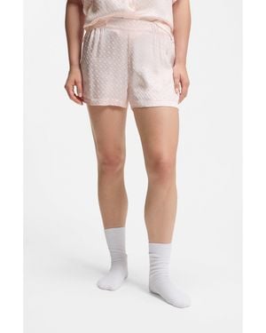 BOSS Pyjama Shorts - White