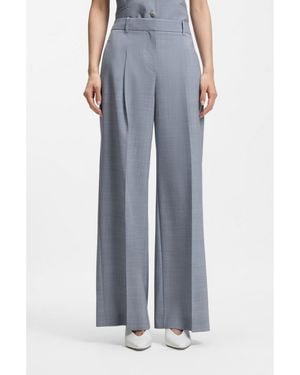 BOSS Regular-Fit Trousers - Blue