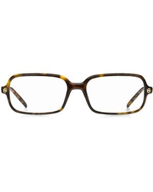 BOSS Lunettes De Soleil En Acétate Havana Avec Monogrammes Double B - Multicolore