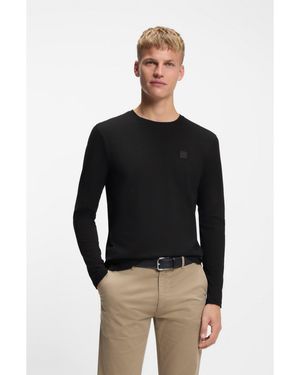 BOSS Long-Sleeved T-Shirt - Black