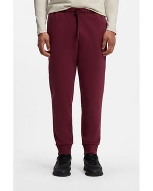 BOSS Jersey Tracksuit Bottoms - Red