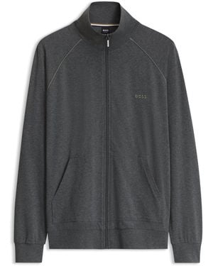 BOSS Giubbotto Con Zip - Nero