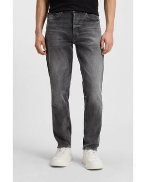 HUGO Tapered-Fit Jeans - Grey