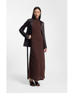 BOSS Dark Brown Women's Maxi Dresses Size S