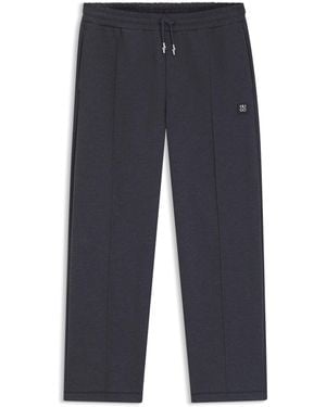 HUGO Relaxt Geschnittene Jogginghose Mit Biesenfalten - Blau