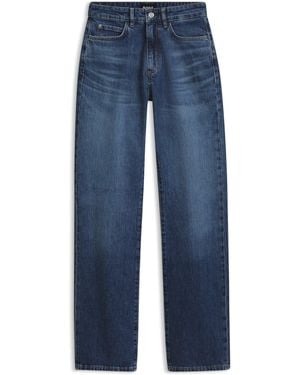 BOSS Slim-Fit Cropped Jeans - Blue