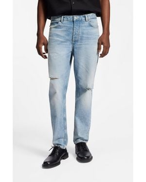 HUGO Tapered-Fit Jeans - Blue