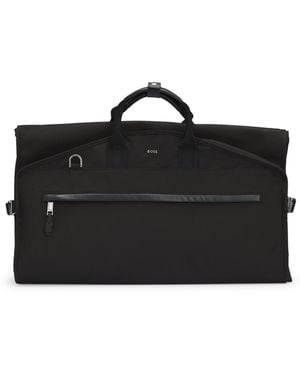 BOSS Kleidersack Mit Lederbesätzen - Schwarz