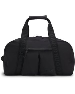 HUGO Leichter Weekender Mit 3D-Logo-Aufnäher - Schwarz
