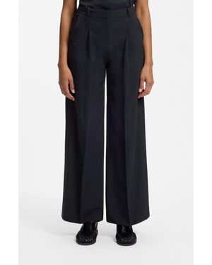 BOSS Regular-Fit Trousers - Black