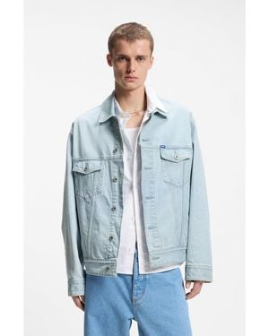 HUGO Loose-Fit Jacket - Blue