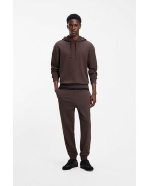 HUGO Cotton Tracksuit Set - Brown
