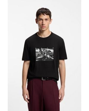 HUGO Relaxed-Fit T-Shirt - Black