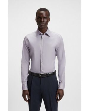 BOSS Slim-Fit Shirt - Purple