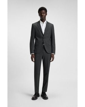 HUGO Two-Piece Slim-Fit Suit - Black