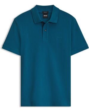 BOSS Veelzijdige Polo Van Zacht Katoen - Blauw