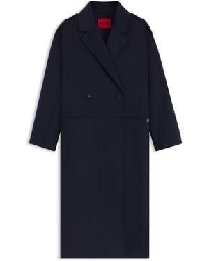 HUGO Dark Blue Women's Formal Coats Size 2
