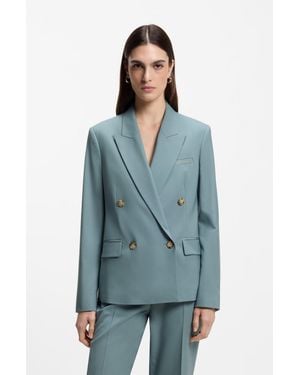 BOSS Blue Women's Tailored Jackets Size 4 - Black