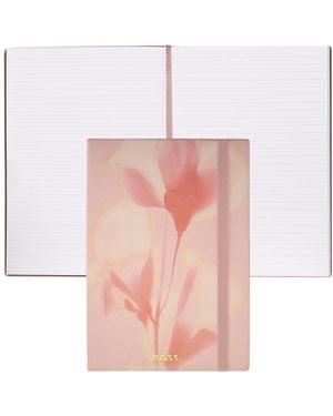 BOSS Cuaderno A5 Con Estampado Floral Rosa