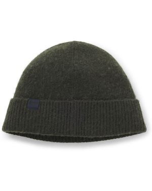 BOSS By Beckham Beanie Van Wol En Kasjmier - Groen