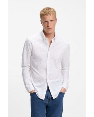BOSS Relaxed-Fit Shirt - White
