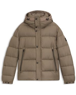 BOSS Regular-Fit Puffer Jacket - Brown