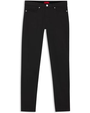 HUGO Jean Skinny en denim stretch noir