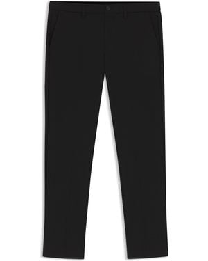BOSS Slim-Fit Broek Van Waterafstotend Gemakkelijk Te Strijken Materiaal - Zwart