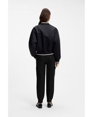 HUGO Relaxed-Fit Cargo Trousers - Black