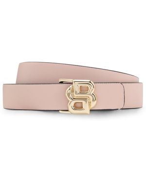 BOSS Wendegürtel Aus Italienischem Leder Mit Double-B-Monogramm-Schließe - Pink