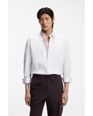 BOSS Relaxed-Fit Shirt - White