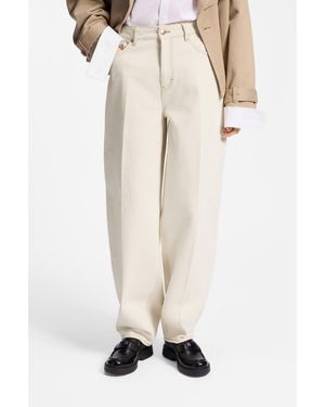 HUGO Barrel-Fit Jeans - Natural