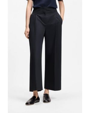 BOSS Relaxed-Fit Culottes - Black