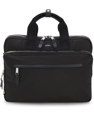 BOSS Borsa Portadocumenti Con Tracolla Rimovibile - Nero