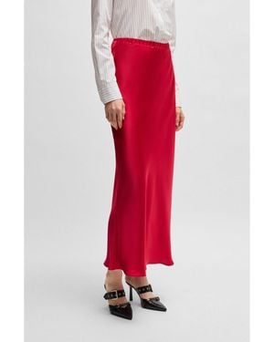 HUGO Maxi Skirt - Red