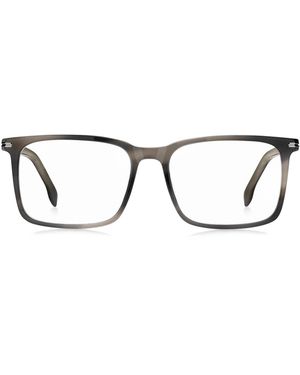 BOSS Optisch Montuur Van Acetaat Met Dessin En Zilverkleurige Details - Meerkleurig