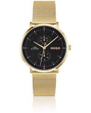 HUGO Style-Tone Watch With Dial - Black