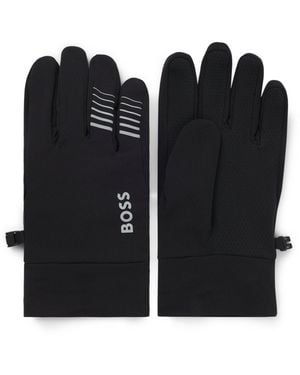 BOSS Active Running Gloves - Black