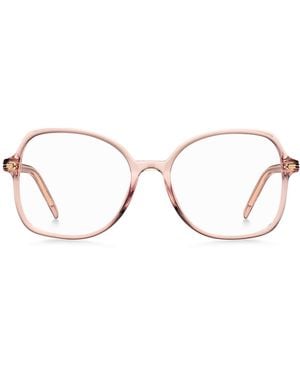 BOSS Montura Para Gafas Graduadas De Acetato Rosa Con Detalles Metálicos Dorados - Multicolor