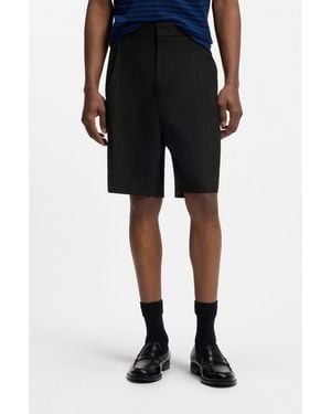 HUGO Relaxed-Fit Shorts - Black