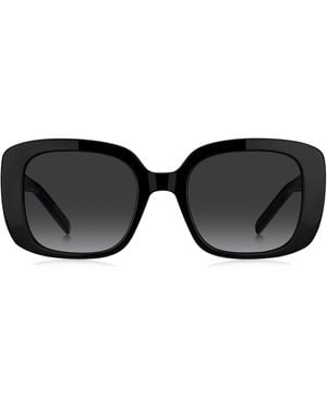 BOSS Sonnenbrille Aus Schwarzem Acetat Mit Double-B-Monogramm