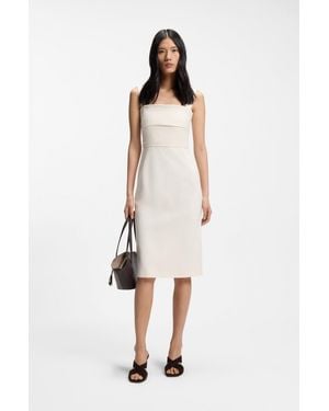 BOSS White Women's Midi Dresses Size 4